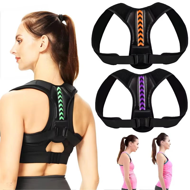 1Pcs Posture Corrector Unisex Adjustable for Clavicle Support Providing Pain Relief for Neck Back Shoulder Reshape Your Body