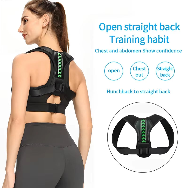 1Pcs Posture Corrector Unisex Adjustable for Clavicle Support Providing Pain Relief for Neck Back Shoulder Reshape Your Body